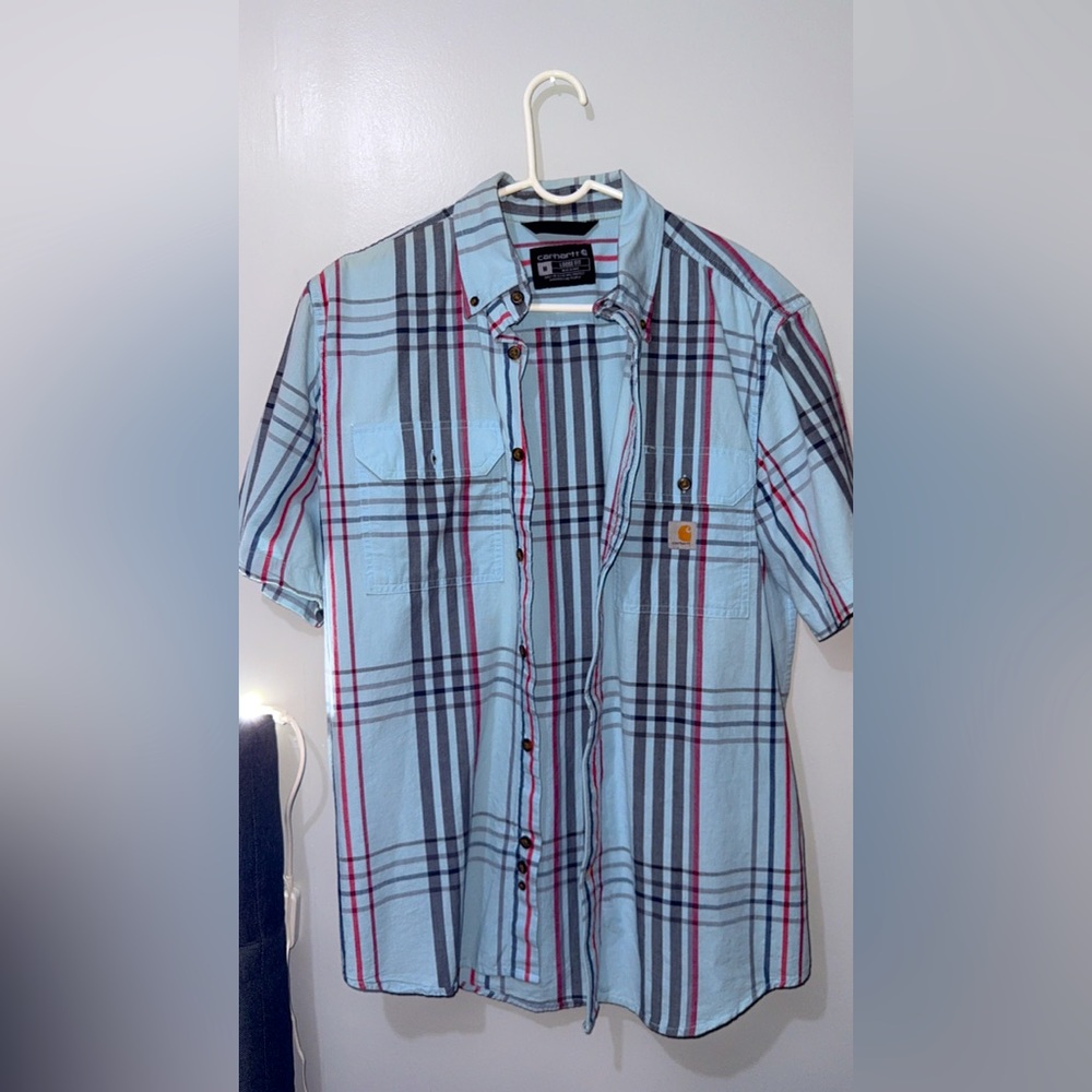 Men’s Carhartt Short Sleeve Flannel